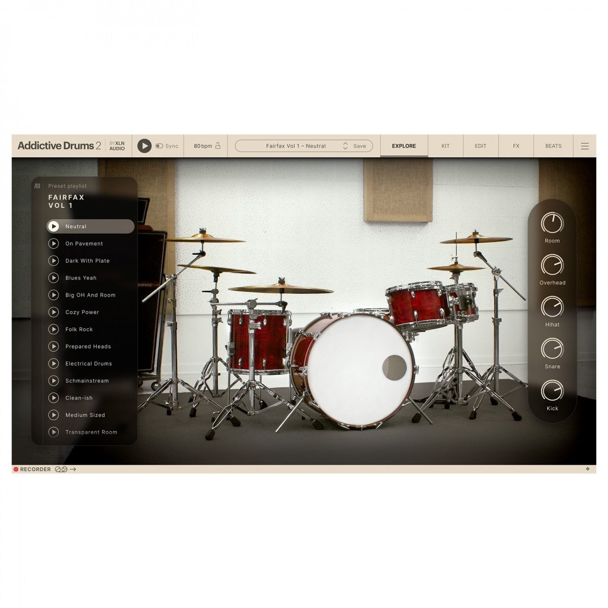 XLN Addictive Drums 2 Fairfax Vol 1